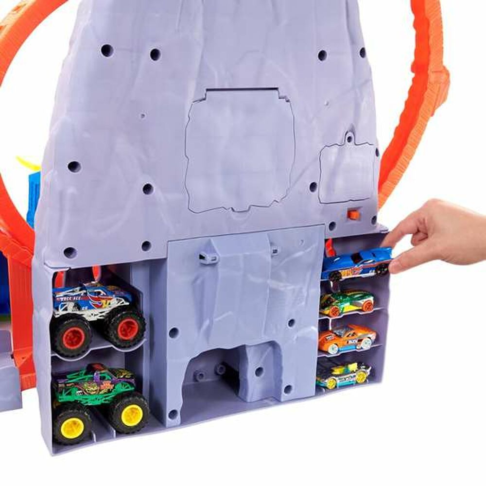 Hot Wheels Monster Trucks Rennstrecke – T-Rex Vulkan Arena (GYL14)
