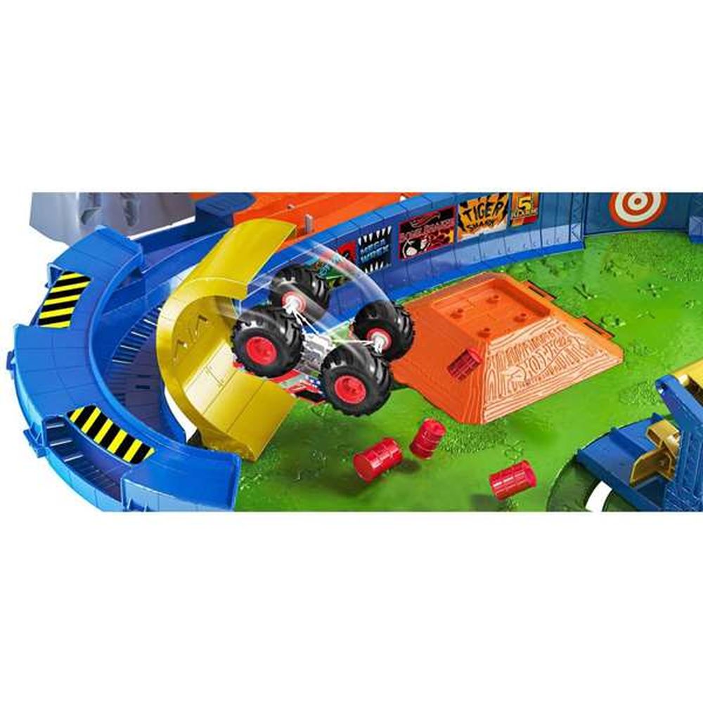 Hot Wheels Monster Trucks Rennstrecke – T-Rex Vulkan Arena (GYL14)