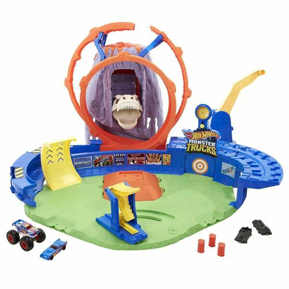 Hot Wheels Monster Trucks Rennstrecke – T-Rex Vulkan Arena (GYL14)