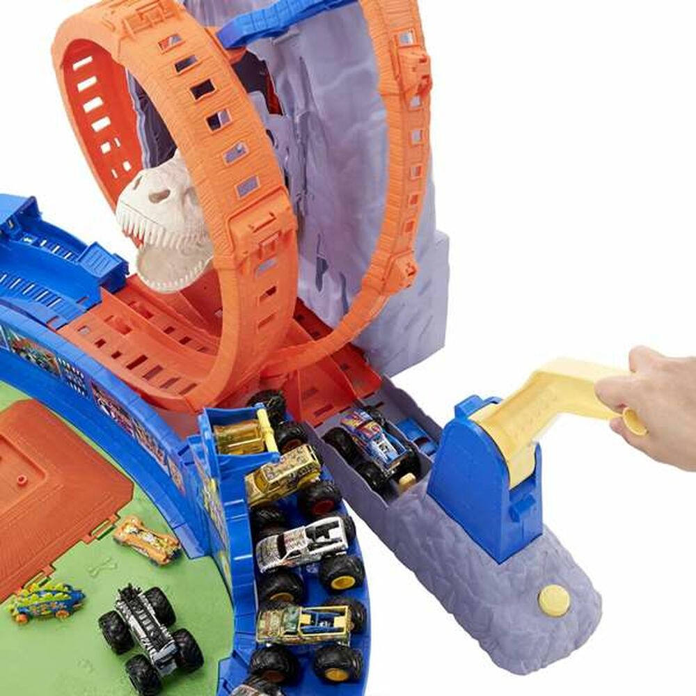 Hot Wheels Monster Trucks Rennstrecke – T-Rex Vulkan Arena (GYL14)