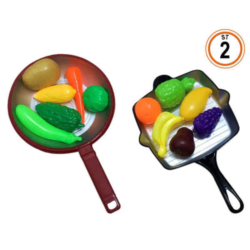 🍽️ Spielzeug-Lebensmittel-Set – Buntes Mahlzeitenspiel für Kinder (28 x 17 cm)