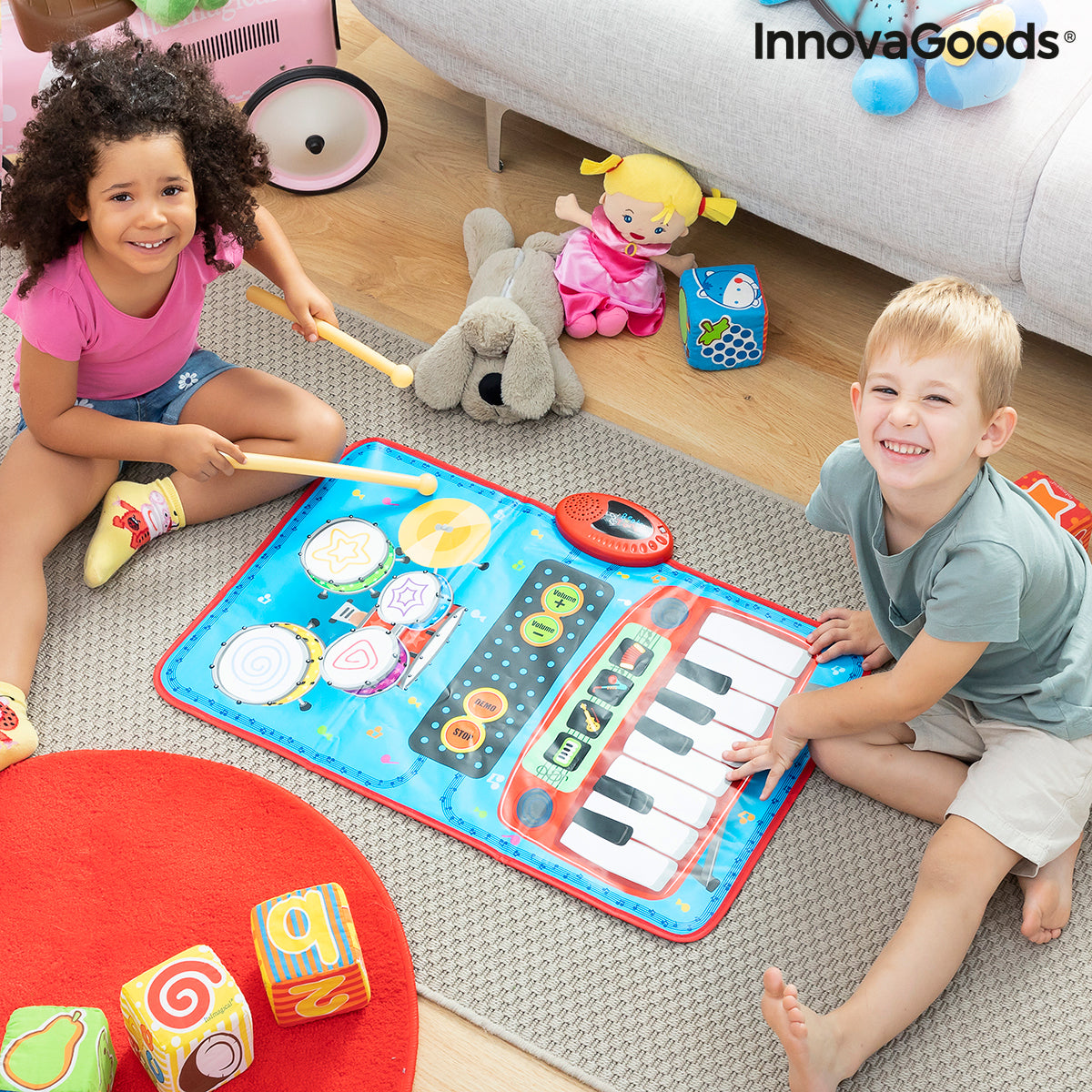 2-in-1 Musikalische Spielmatte Beats'n'Tunes von InnovaGoods
