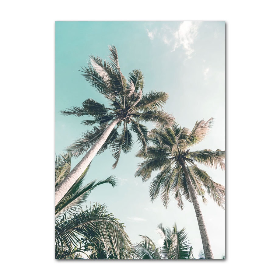 Poster Surfbrett Strand Buggy Palmen Meer I Wandbilder Wohnzimmer & Schlafzimmer I Wand Deko I Kunst Druck I ohne Rahmen-5