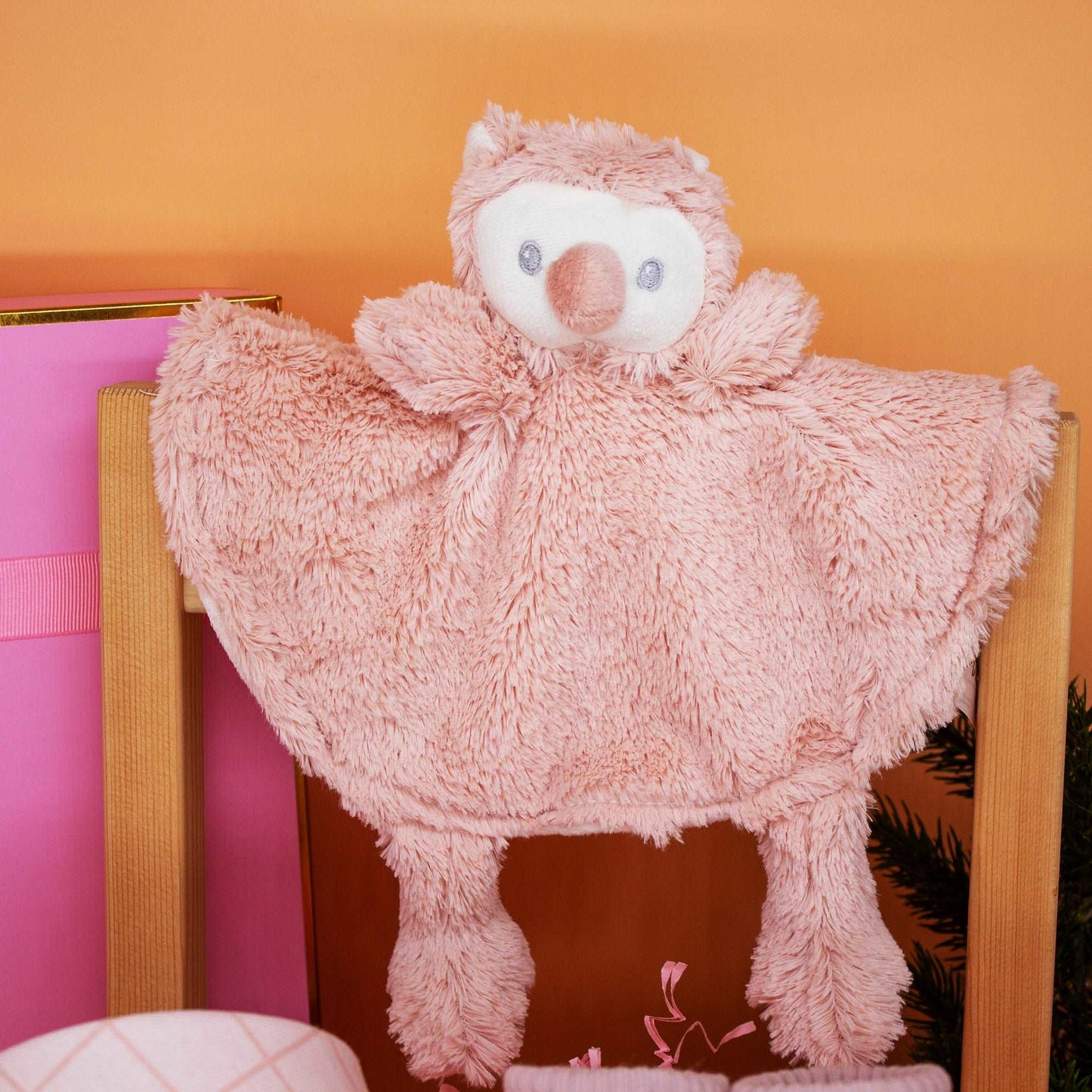 Baby Geschenk zur Geburt Mädchen – Schmusetuch & Rutschfeste Söckchen | Weich & Sicher ab Geburt