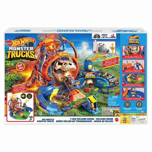Hot Wheels Monster Trucks Rennstrecke – T-Rex Vulkan Arena (GYL14)