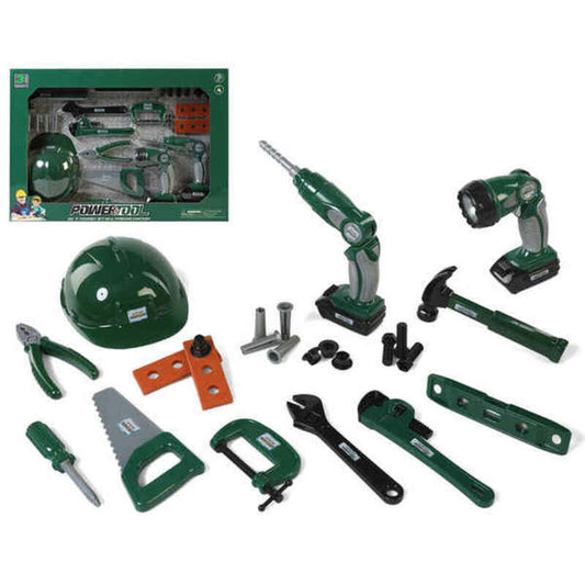 Elektrisches Kinder-Werkzeugset – Spielzeug-Baukasten für kleine Handwerker (65 x 40 cm)