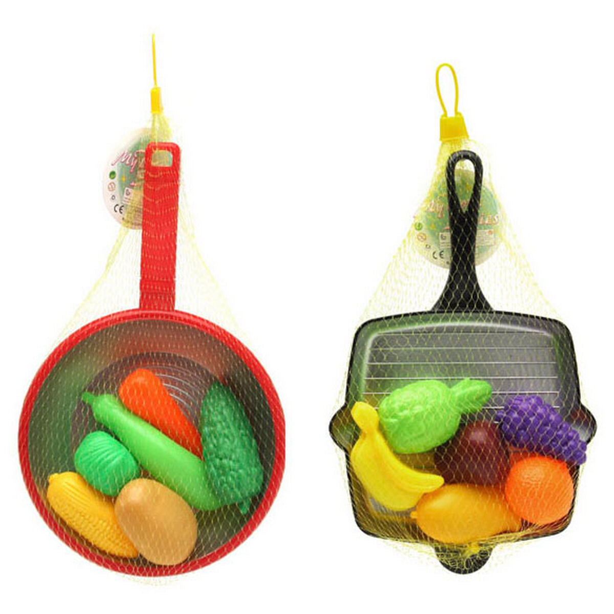 🍽️ Spielzeug-Lebensmittel-Set – Buntes Mahlzeitenspiel für Kinder (28 x 17 cm)