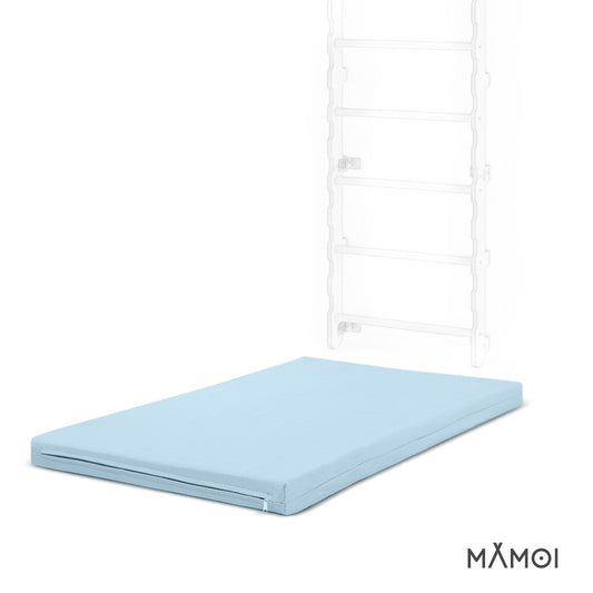 MAMOI® Baby gymnastics and play mat blue, Floor matt for baby gym, Activity soft playmats for toddlers and kids, Toddler playmat, Play mats from birth -6 months-1