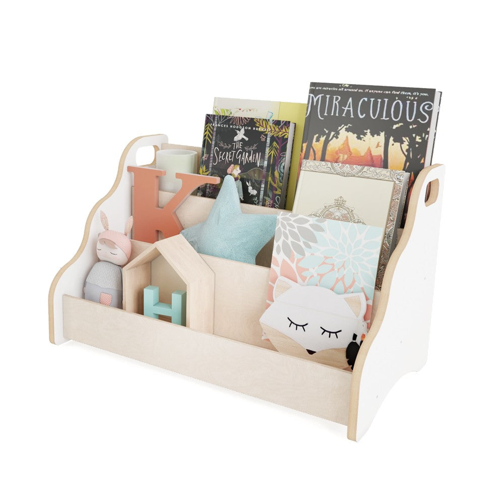 MAMOI® Bibliothèque meuble de rangement pour enfant, Petite bibliotheque murale, Etagere livre et meuble pour chambre de bebe, Bibliothèques montessori pour enfants-0