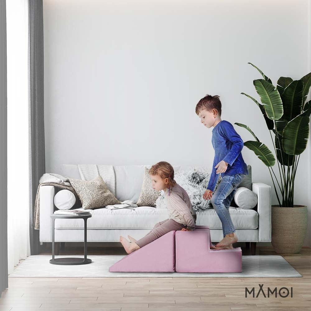 MAMOI® Baby Climbing Blocks | Foam Play Set | Climbing Blocks for Baby Softplay Set | Soft Play Slide and Step Set | Climbing Blocks for Toddlers | 100% ECO | Made in EU-4