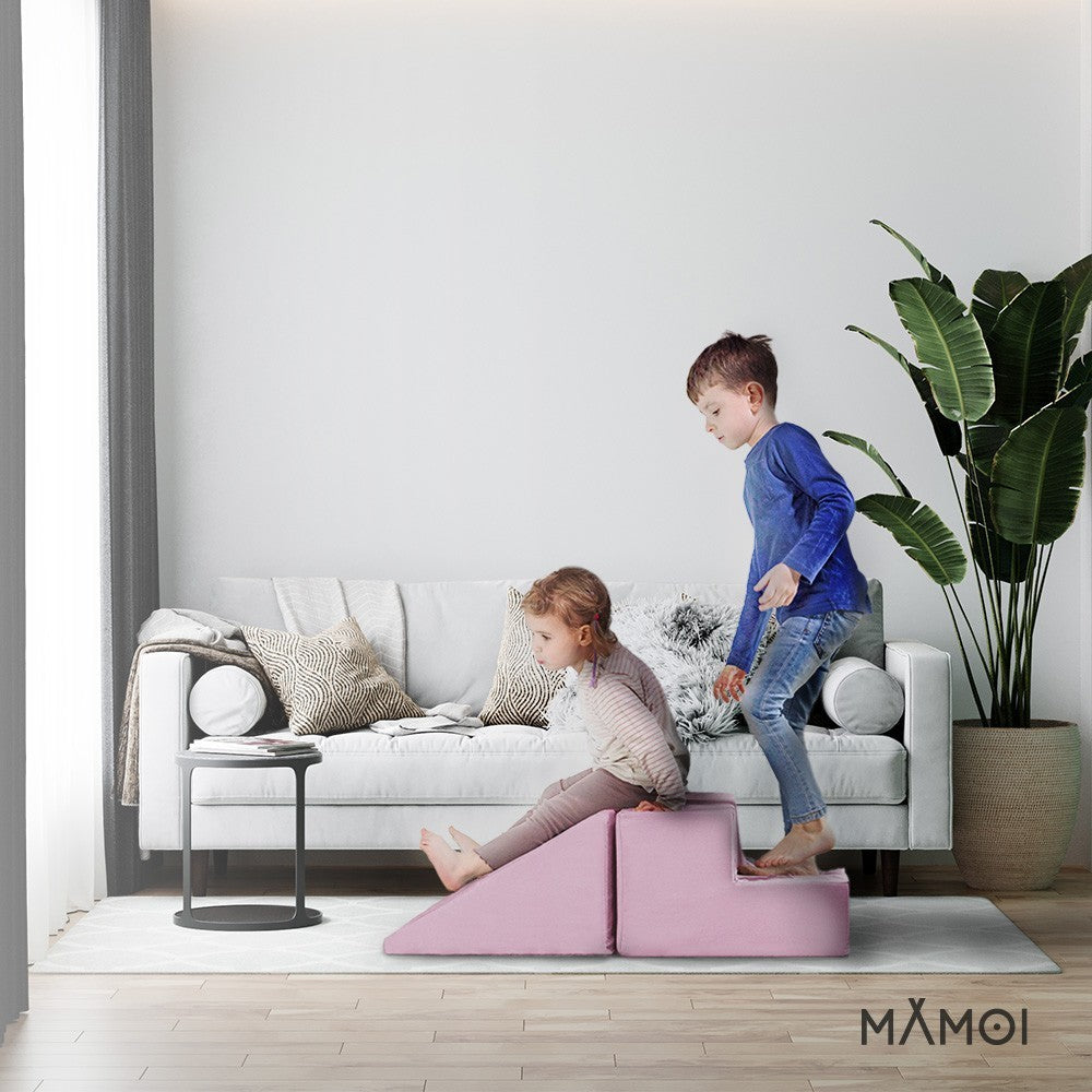 MAMOI® Baby Climbing Blocks | Foam Play Set | Climbing Blocks for Baby Softplay Set | Soft Play Slide and Step Set | Climbing Blocks for Toddlers | 100% ECO | Made in EU-4