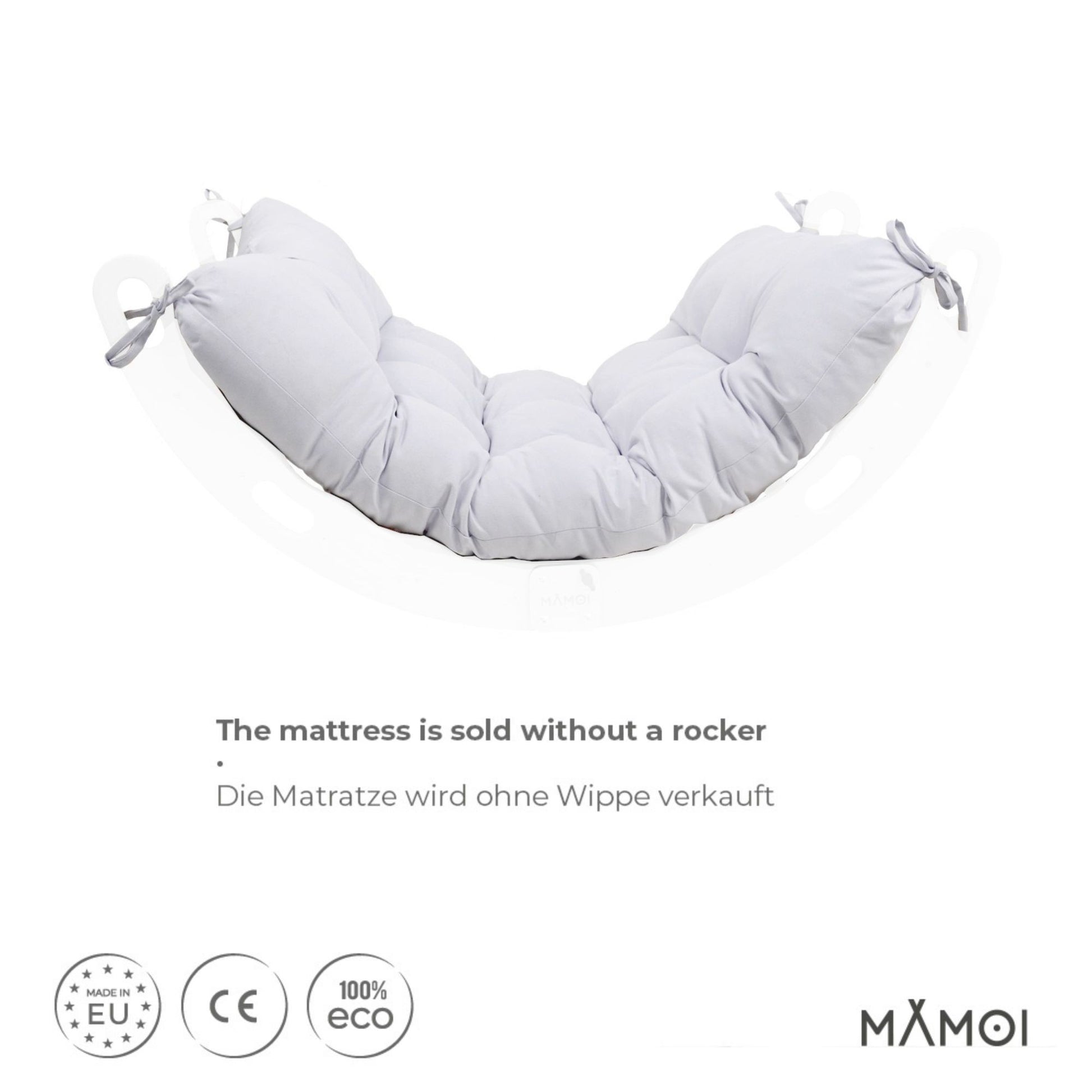 MAMOI® Cushion for toddler climbing frame indoor, Cushion for Baby kids climbing dome, Mat for wooden climbing triangle for children from 1/2/3 years-4