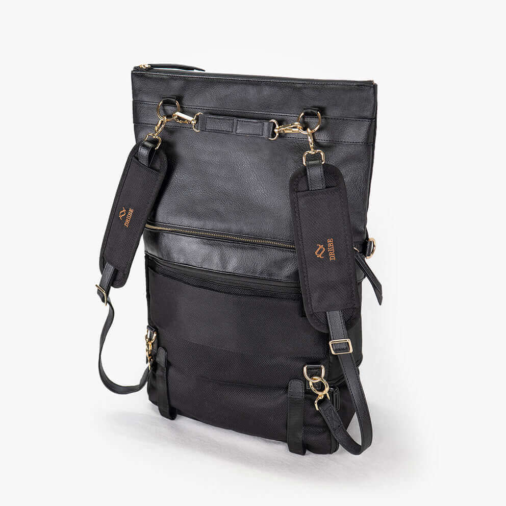 DRiiBE DAKOTA 3-in-1 Convertible Backpack Purse – Black-3