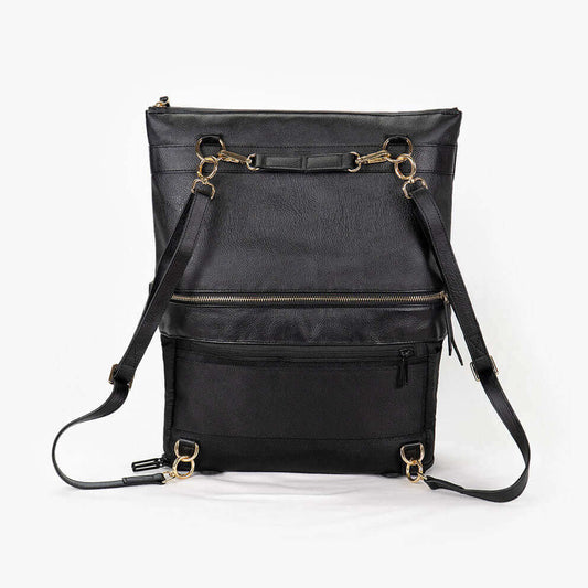 DRiiBE DAKOTA 3-in-1 Convertible Backpack Purse – Black-0