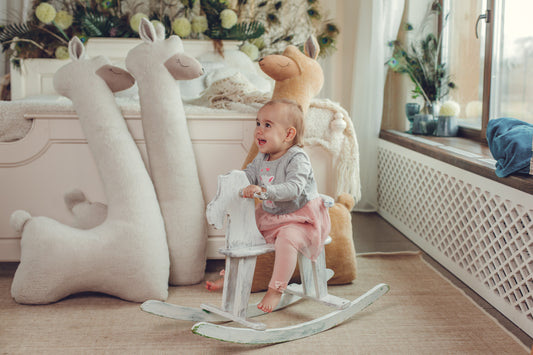 Riesiges Plüsch-Alpaka – Beige | Superweich & Kuschelig | 120 cm